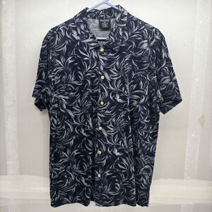 Vintage Polo Jeans Shirt Mens M Ralph Lauren Floral Hawaiian Coastal Aloha EUC